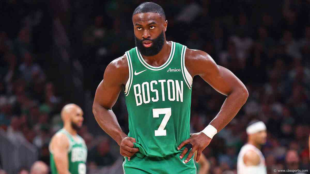 Celtics' Jaylen Brown played with partially torn meniscus in right knee, might need surgery, per report