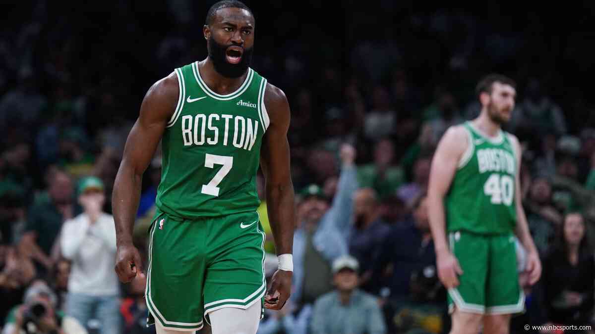 Report: Jaylen Brown played through partially torn meniscus in playoffs