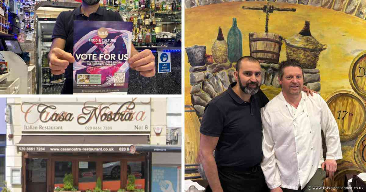 The Sutton Italian restaurant with 'fresh everything' that's up for two awards