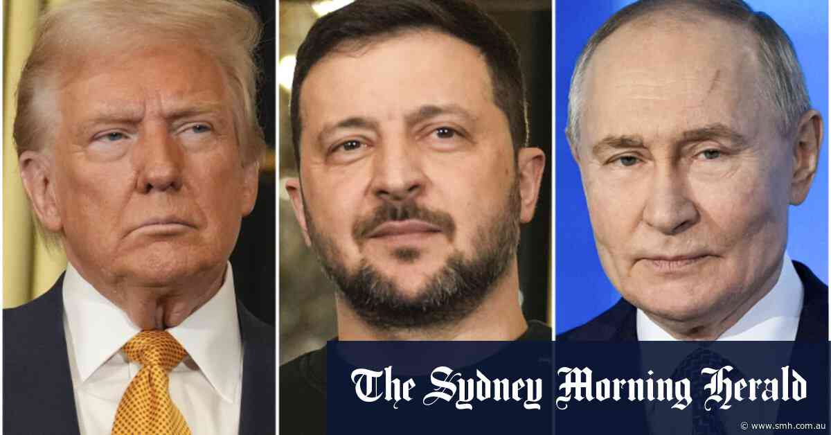 Trump says he will call Putin, then Zelensky to push for Ukraine ceasefire