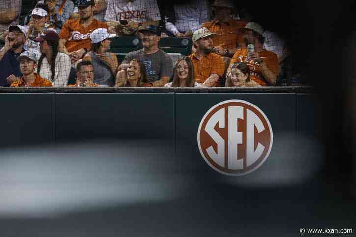 Longhorns top seed in SEC baseball tournament