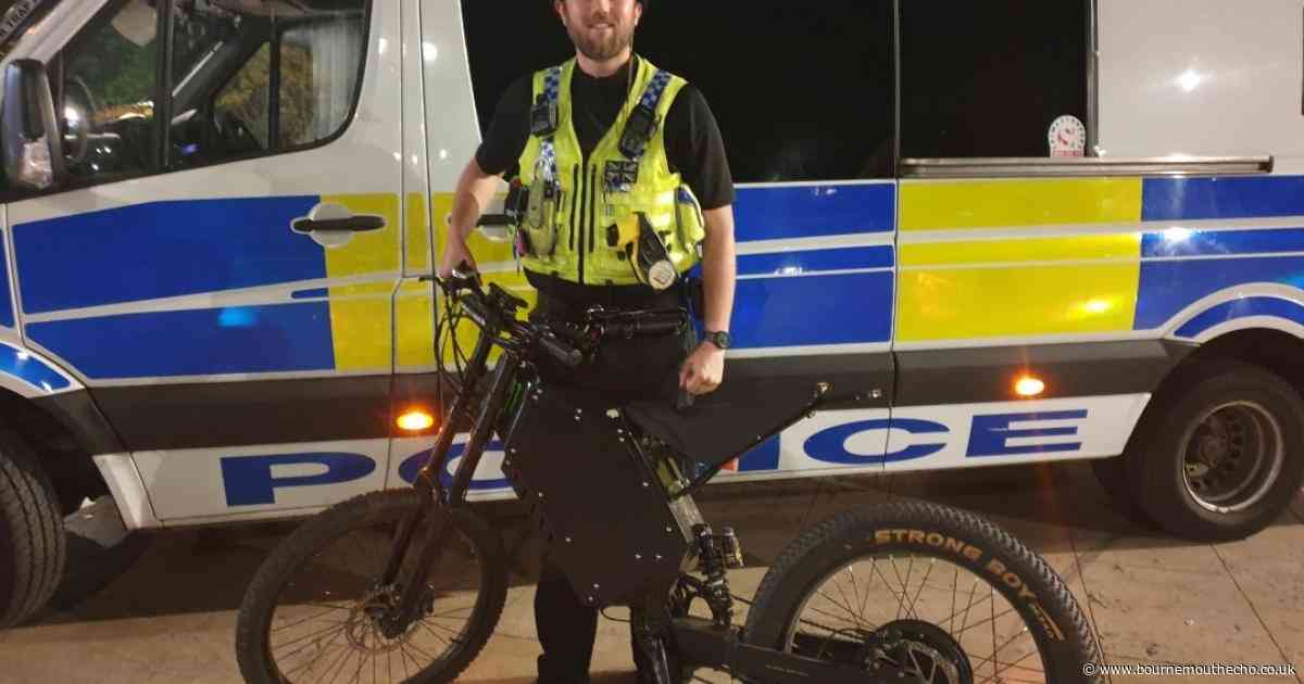 Illegal e-bike seized by police due to ‘risk to the public’
