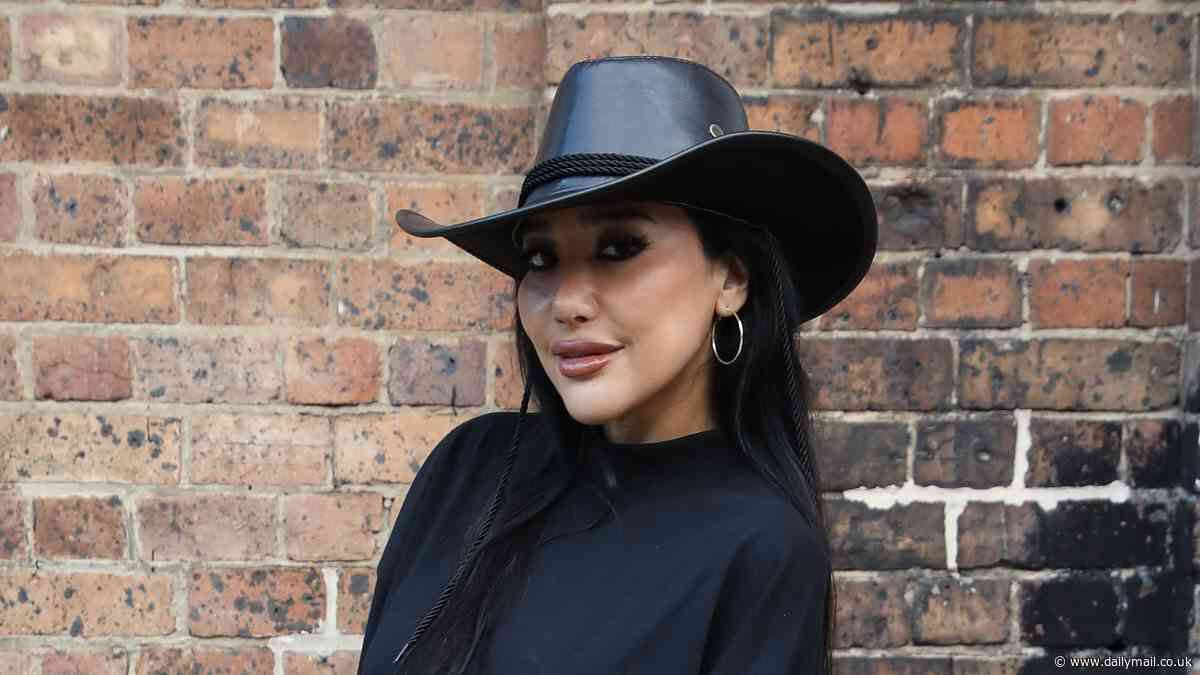 Bachelor star Juliette Herrera and her fashion designer boyfriend make bold moves at Australian Fashion Week as they launch new clothing label