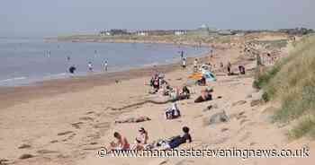 The seaside town near Greater Manchester with a beach bar and amazing sunsets