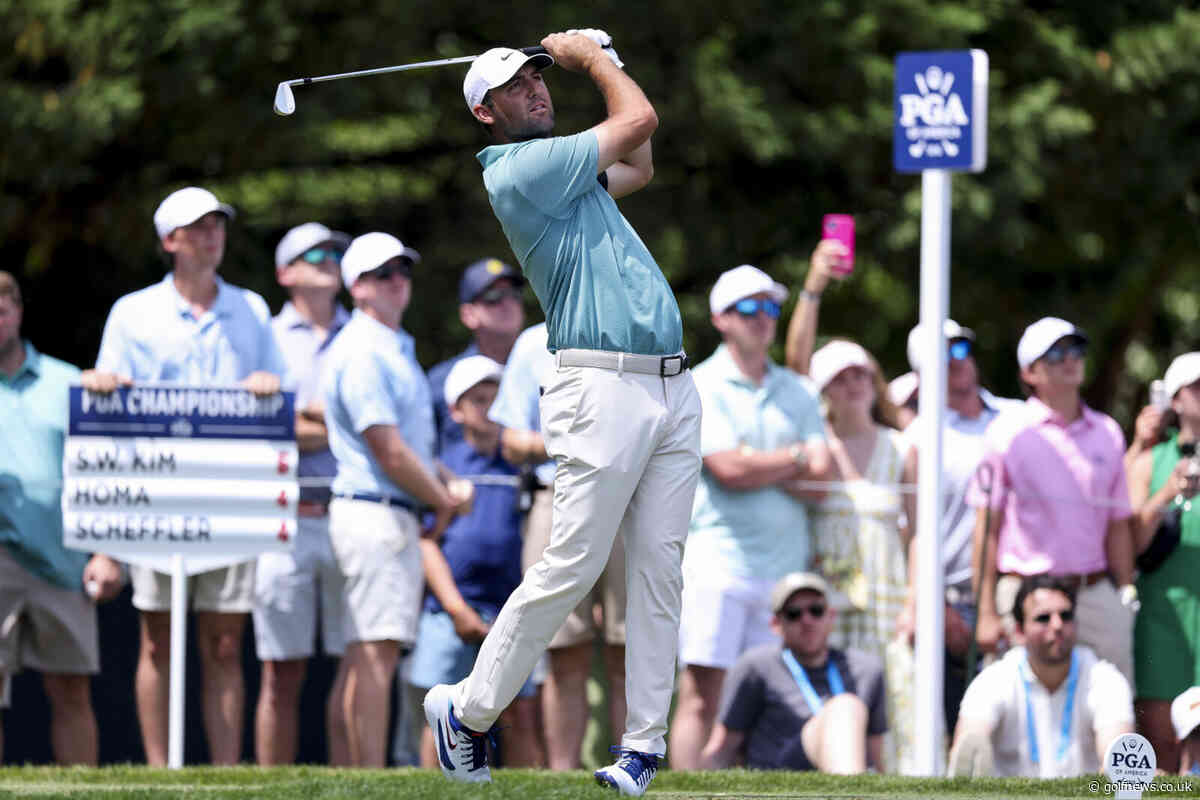 SCOTTIE SCHEFFLER LEADER INTERVIEW: R3 PGA CHAMPIONSHIP