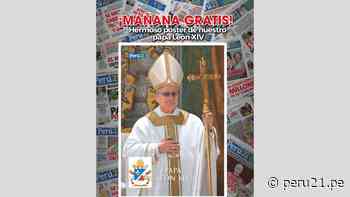 ¡HOY GRATIS! Reclama el póster de nuestro papa León XIV con tu Perú21