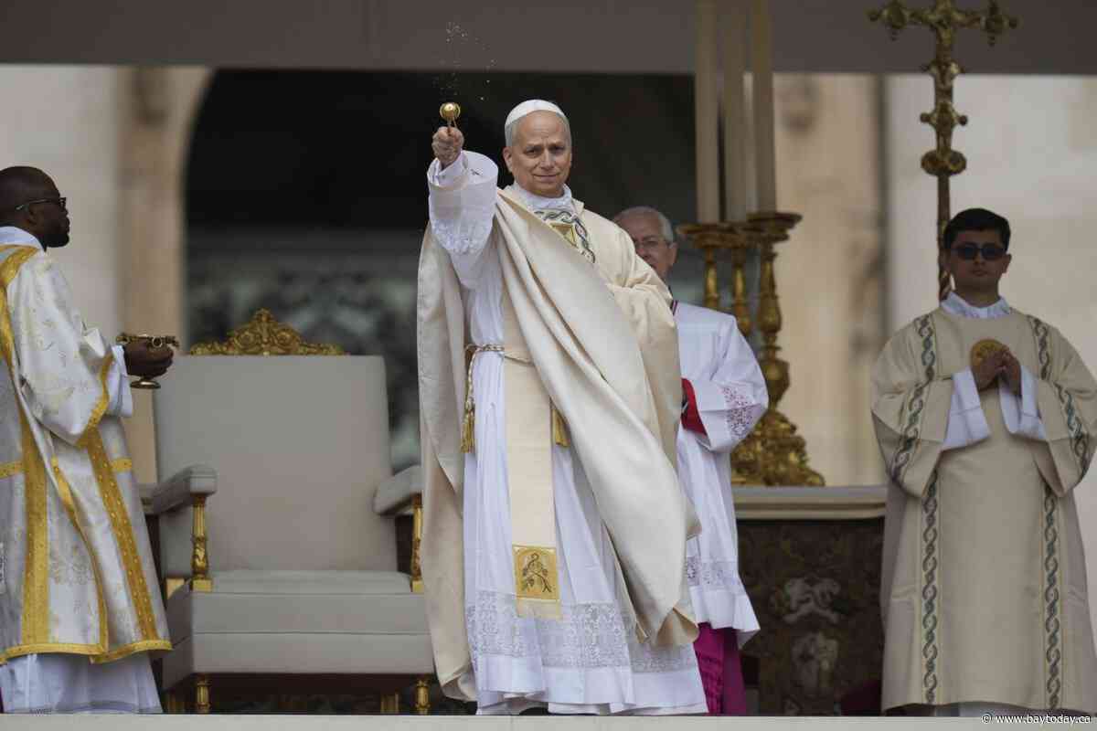 Pope Leo XIV formally opens his pontificate with Mass in St. Peter's Square before tens of thousands