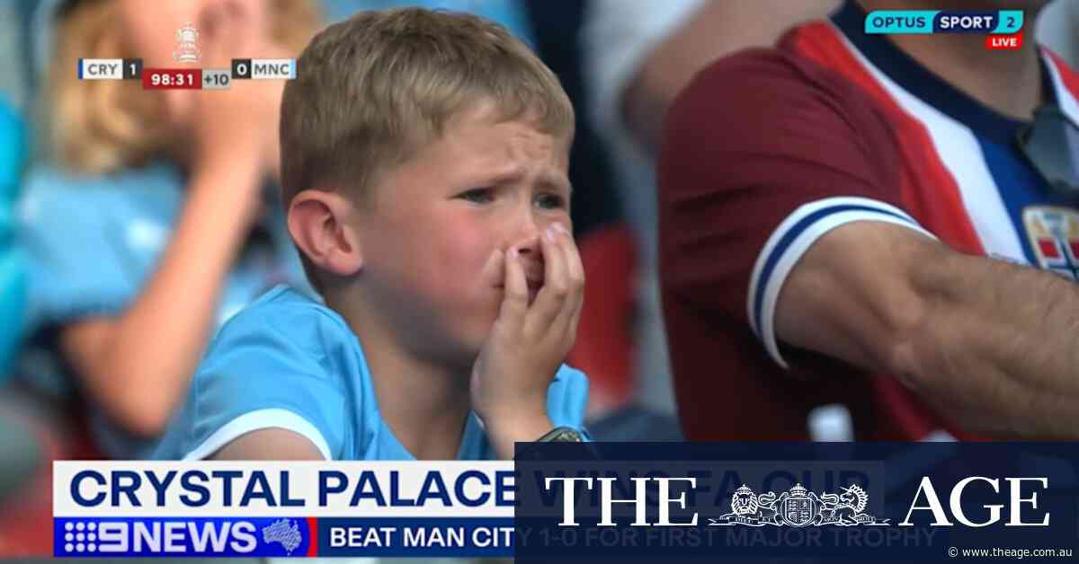 Tears of joy as Palace win FA Cup