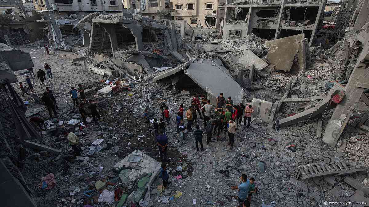Israeli air strikes overnight kill 100 Palestinians across the Gaza strip as ceasefire talks appear to stall