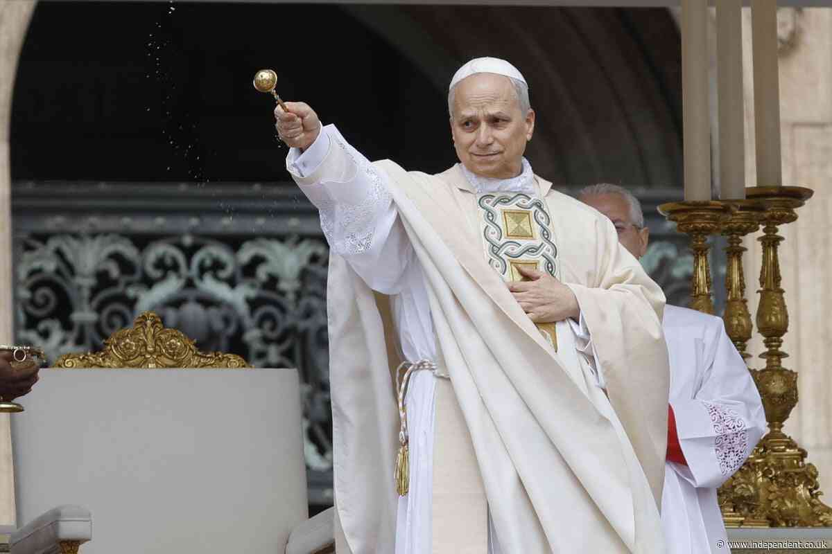 Pope Leo takes aim at ‘autocrats’ during inaugural mass in front of tens of thousands of well-wishers