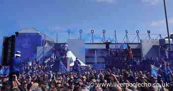 Incredible picture of Goodison Park emerges as Everton supporters create mind blowing scenes