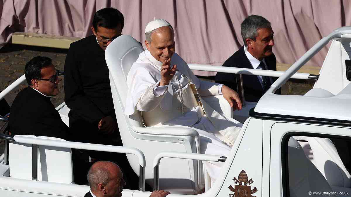 How Pope Leo XIV broke a major rule with his popemobile entrance before his inaugural Mass