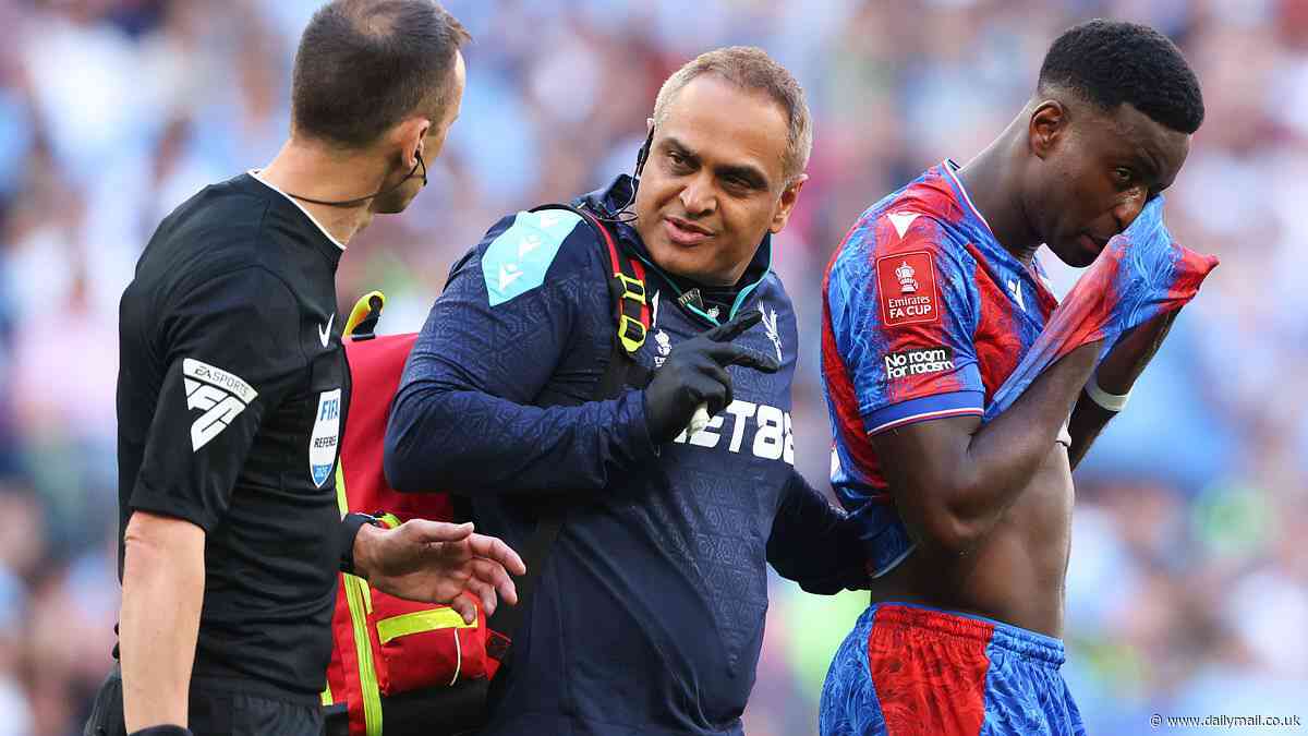 Crystal Palace FA Cup heroes Marc Guehi and Adam Wharton rushed to hospital after Wembley triumph as duo miss Boxpark party