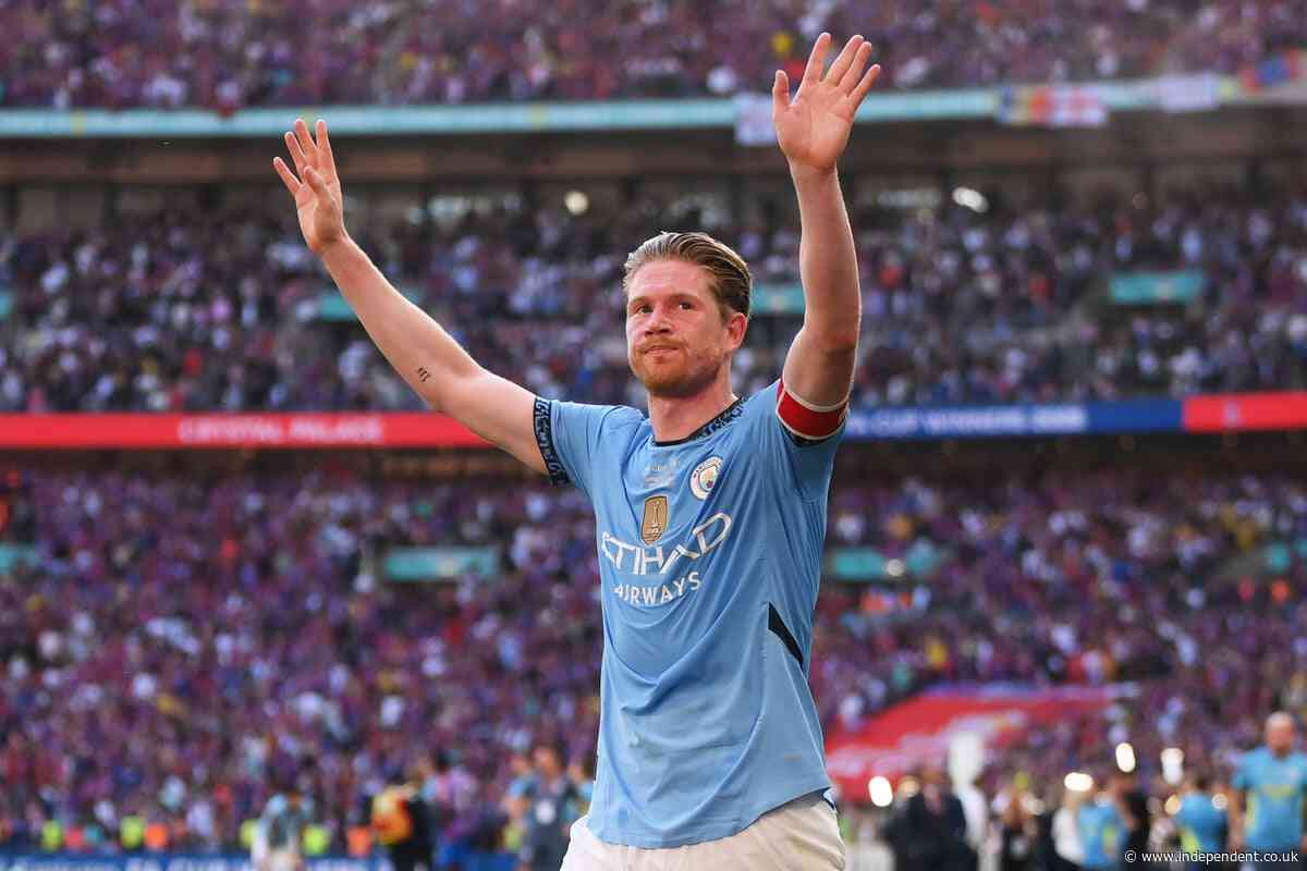 Kevin De Bruyne’s Manchester City legacy is secure but his future looks uncertain