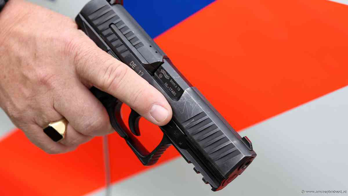 Man (35) aangehouden met wapen, verstopte pistool in de bosjes