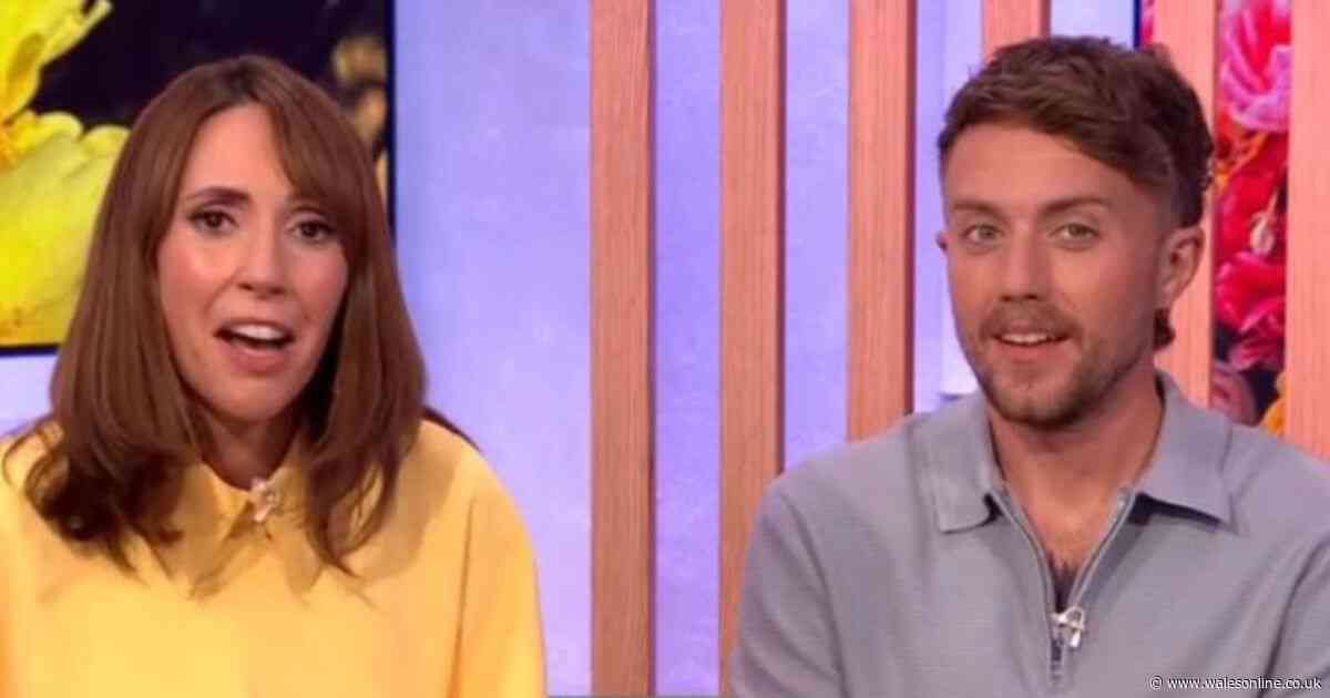 Alex Jones apologises to The One Show viewers after on-air struggle