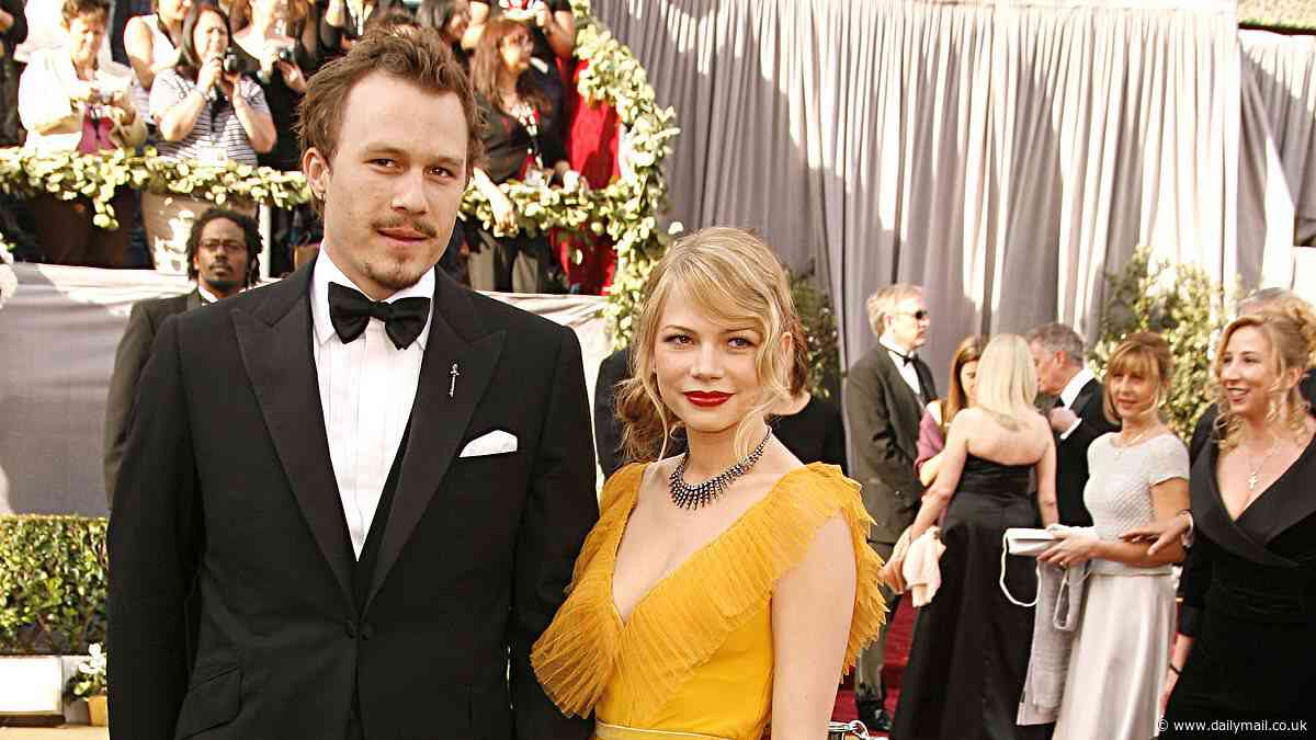 Michelle Williams makes heartbreaking comments about Heath Ledger as she gets emotional over him