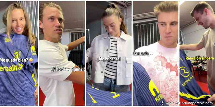 Así reaccionaron los jugadores y jugadoras del Atlético al nuevo diseño de camiseta