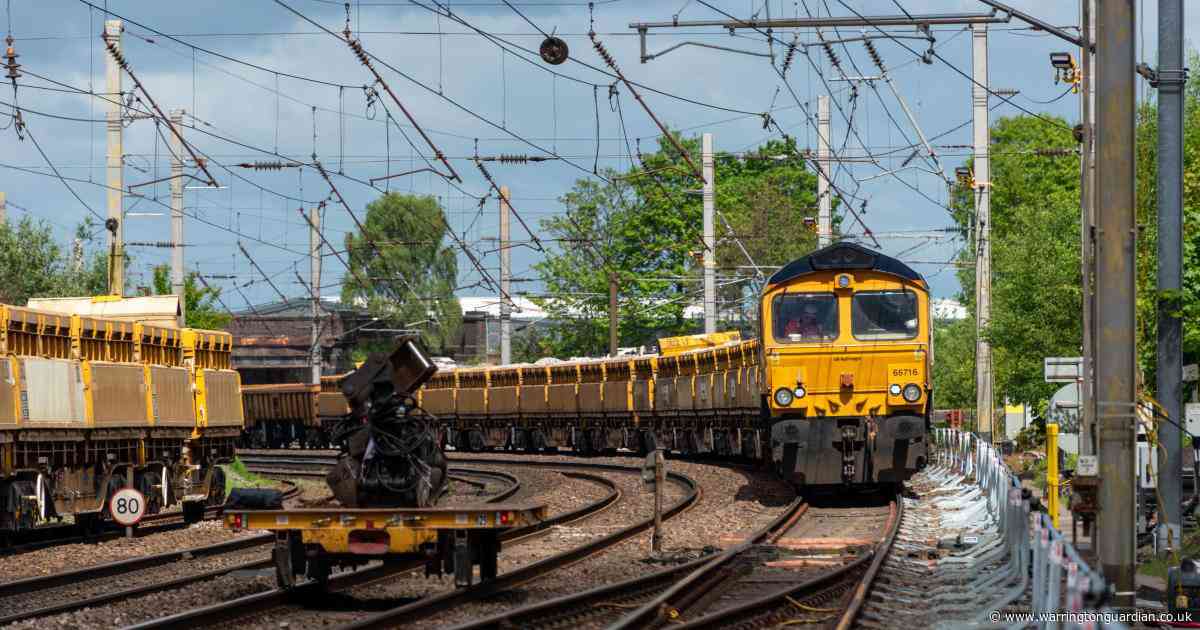 Disruption warned as more rail upgrade work planned in Warrington this weekend