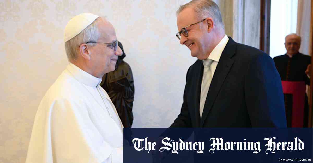 Albanese invites Pope Leo XIV to visit Australia in private meeting at the Vatican