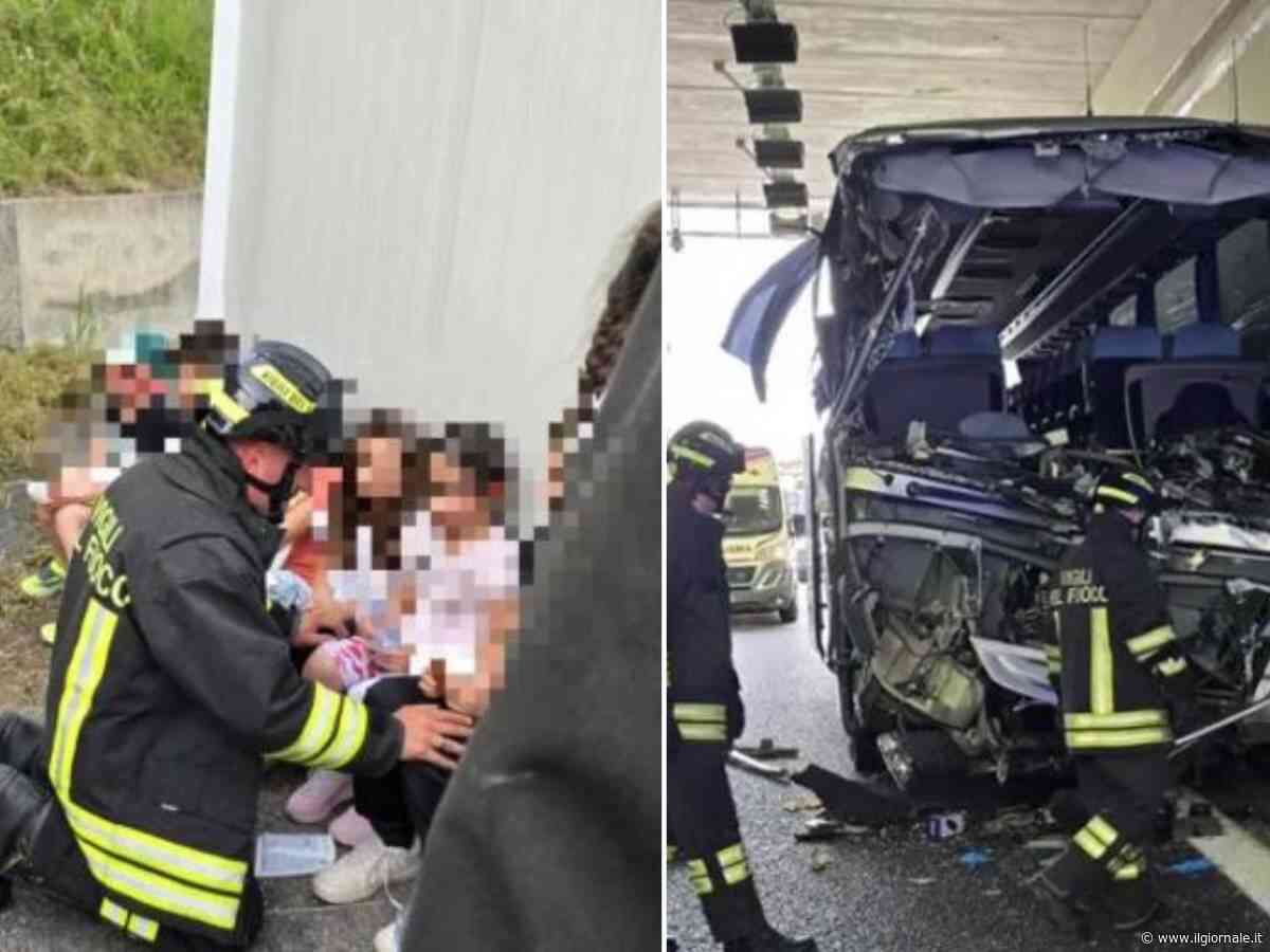 Lomazzo, incidente in galleria tra scuolabus e tir: coinvolti anche bambini. Morta maestra