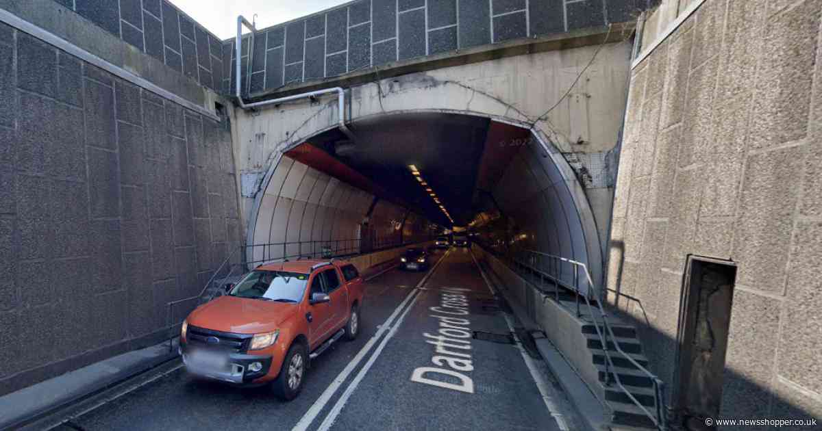 Dartford Crossing west tunnel to close at these times every day this week