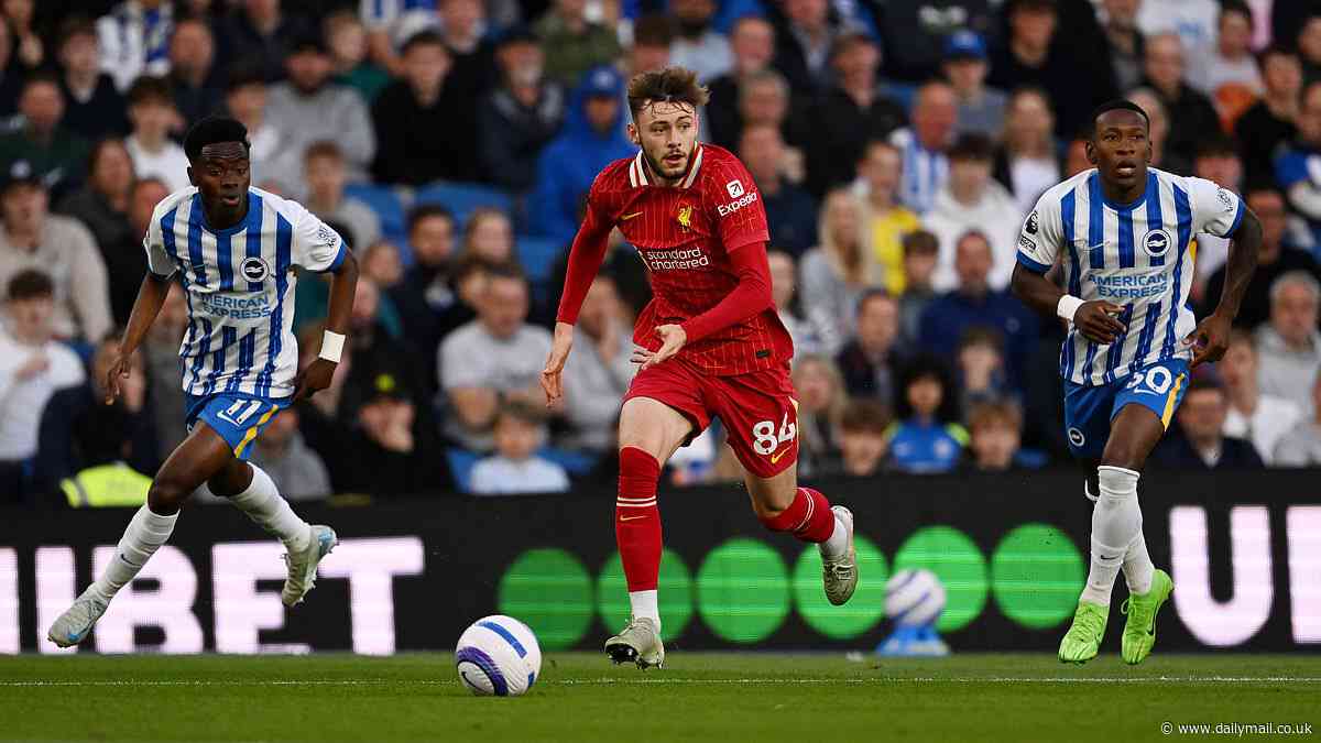 Who needs Trent Alexander-Arnold? Liverpool fans have the same reaction as Conor Bradley produces stunning assist against Brighton