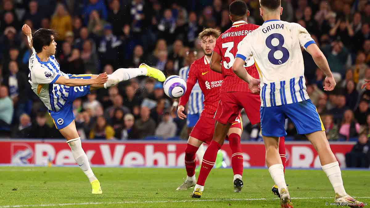 Brighton vs Liverpool - Premier League: Live score, team news and updates as Reds concede late winner having led TWICE as winless run since becoming champions extends to three matches