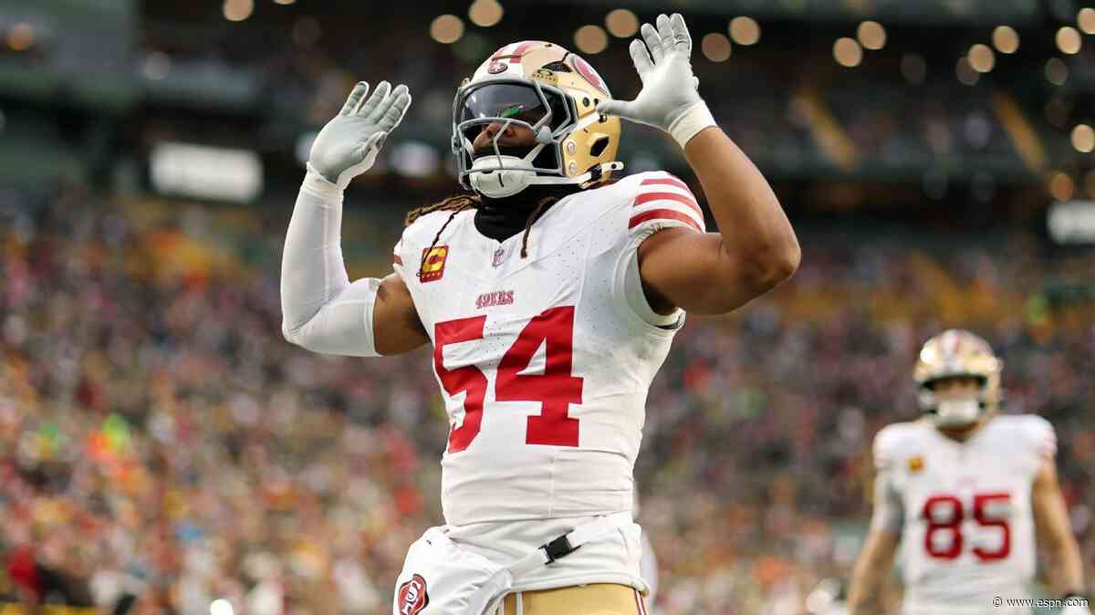 Sources: 49ers make Warner NFL's top-paid LB