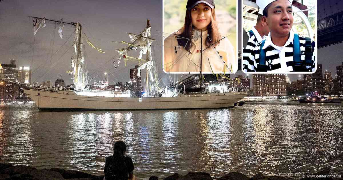 Dodelijke slachtoffers op zeilschip dat tegen Brooklyn Bridge botste zijn twee jonge twintigers