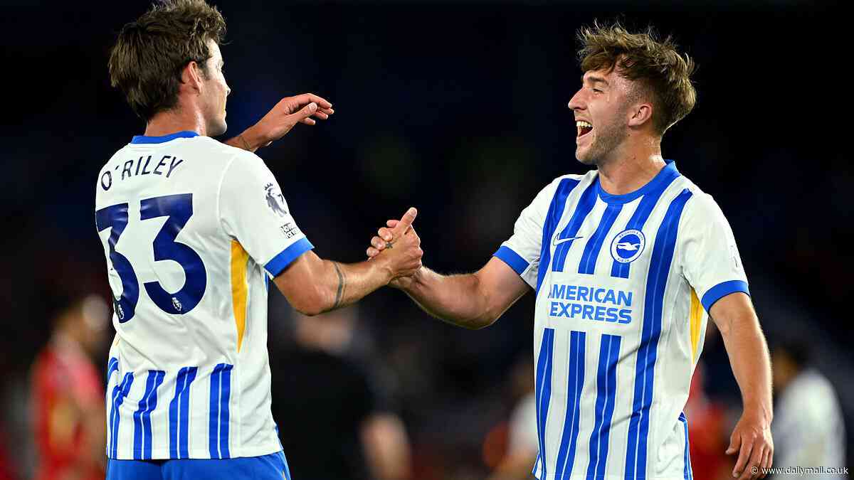 Brighton vs Liverpool - Premier League RECAP: Reds concede late winner having led TWICE as winless run since becoming champions extends to three matches