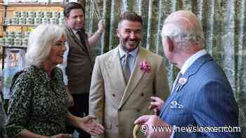 Koning Charles en David Beckham bij tuin- en bloemenexpositie