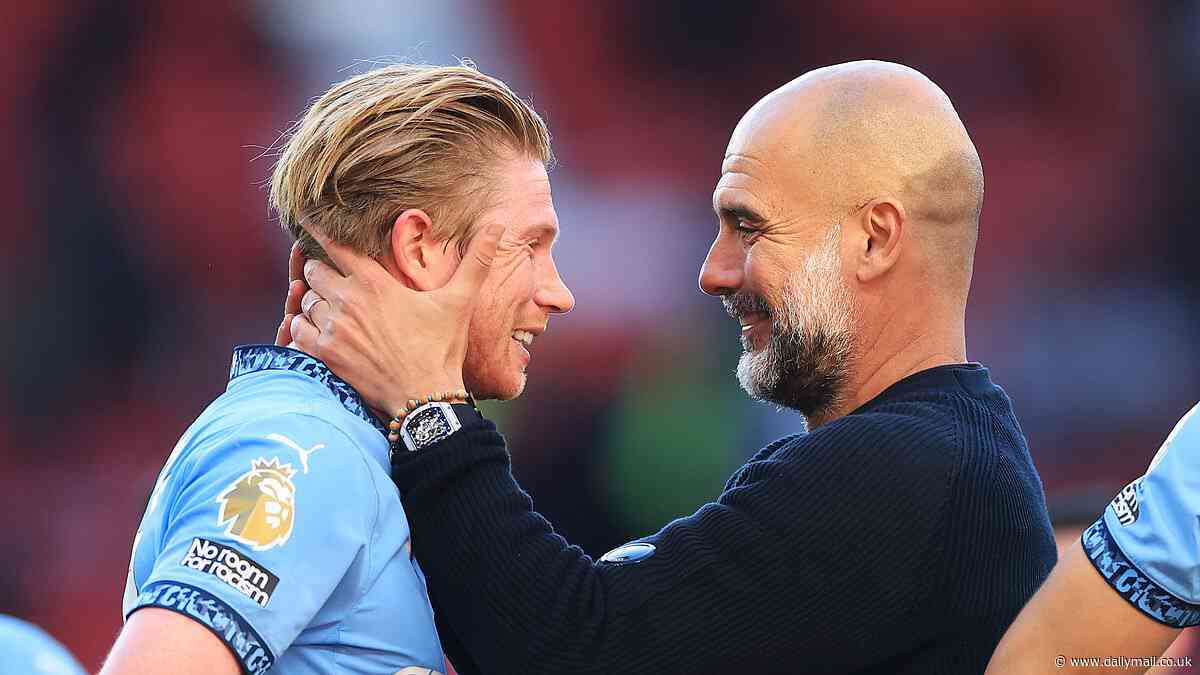 Pep Guardiola labels Kevin De Bruyne the 'second-best passer' he has worked with after Barcelona legend