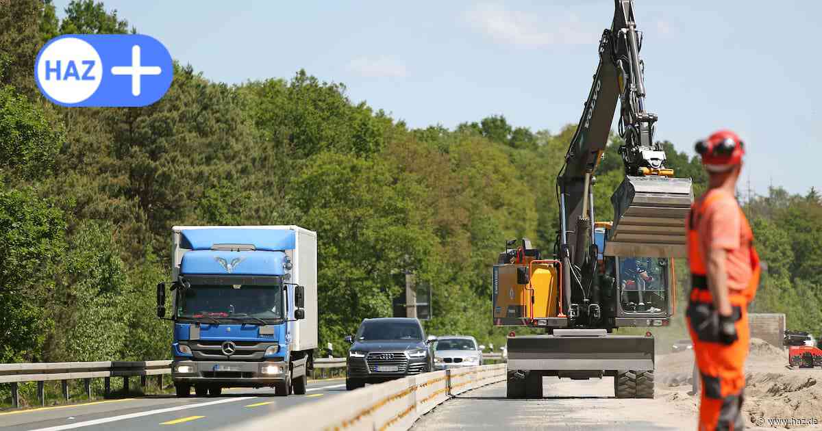 Sanierung der A37 bei Hannover dauert bis Ende 2026
