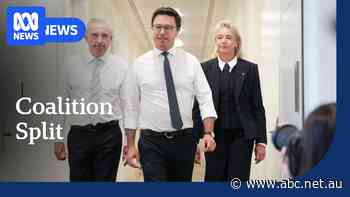 Nationals abandon Coalition agreement with the Liberals