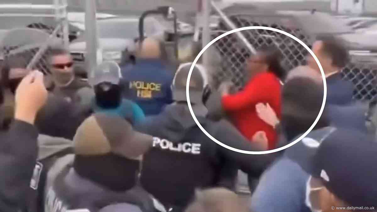 Trump official charges Dem rep. with assault over melee outside Newark ICE detention facility