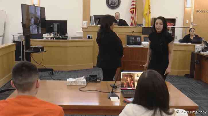 Teen murderer faces victim's mother in Albuquerque courtroom