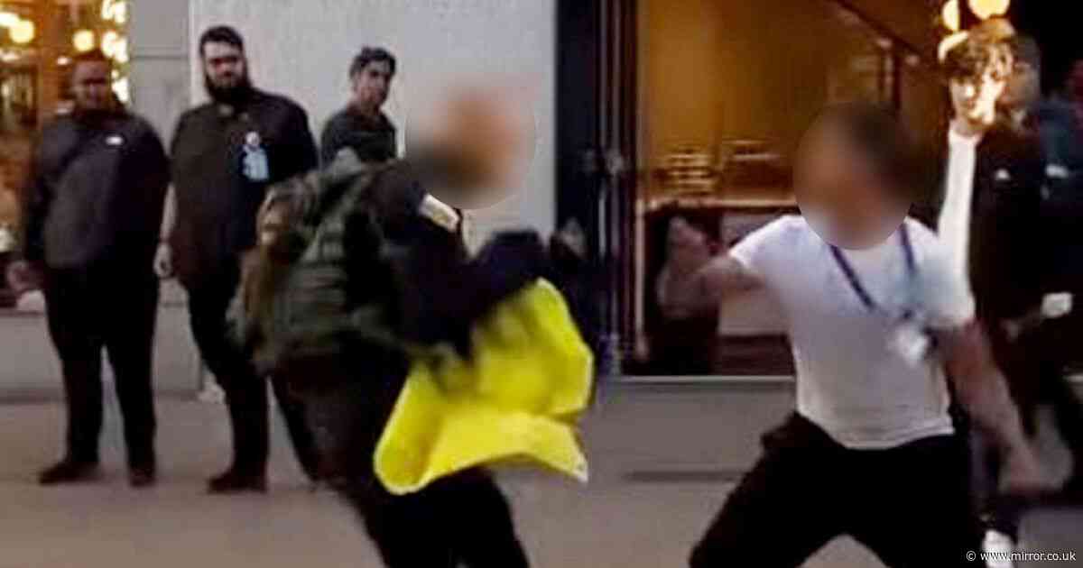 Man knocked to the ground after sickening punch in appalling city centre violence
