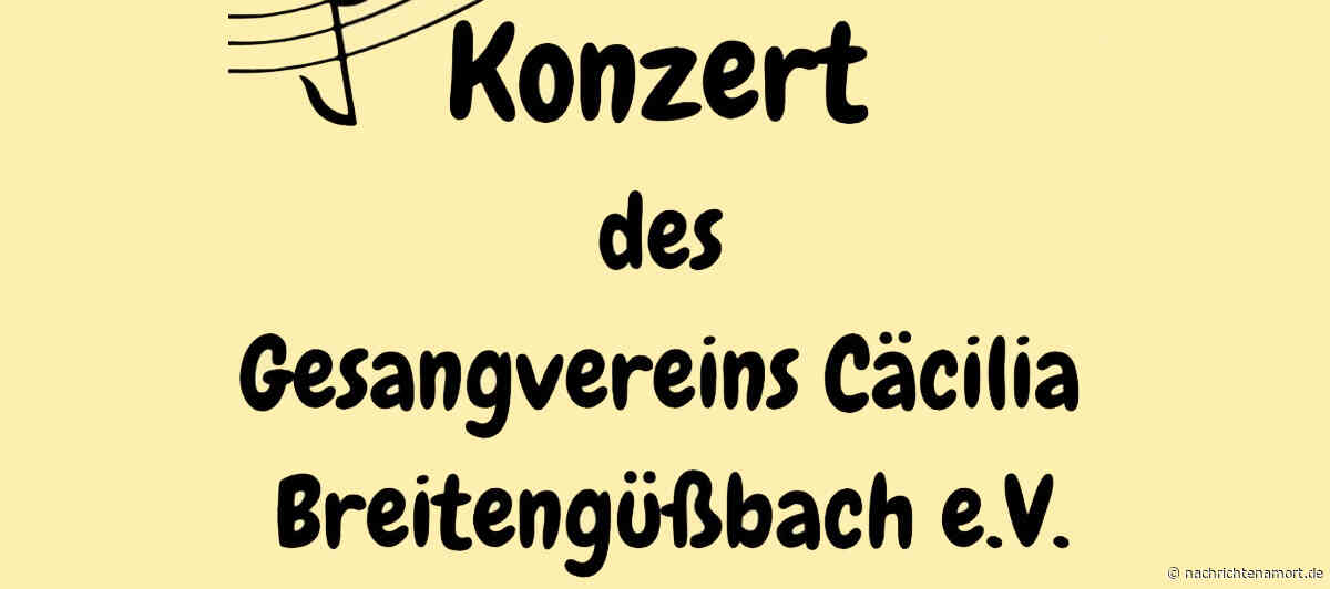 Gesangverein lädt zum Konzert