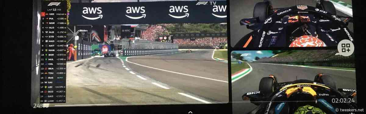 F1 TV ondersteunt nu multiview op smartphones met Android