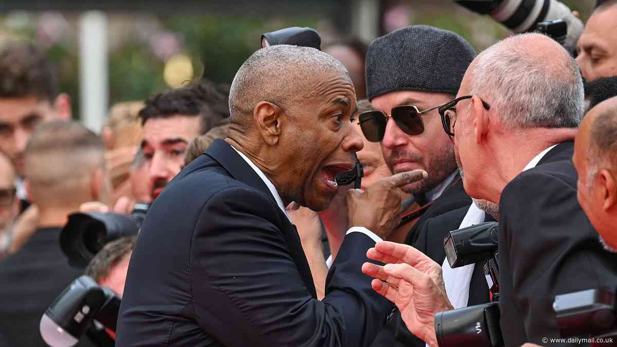 Revealed: What Denzel Washington yelled at photographer in tense red carpet showdown at Cannes Film Festival