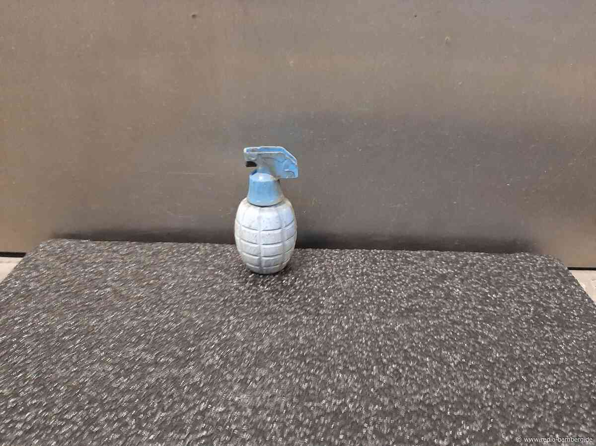 Handgranate entpuppt sich als Wasserspritzpistole