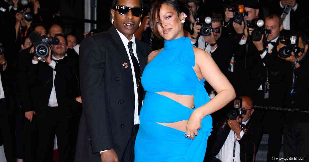 Zwangere Rihanna straalt met A$AP Rocky op loper in Cannes, ook deze sterren poseerden voor camera