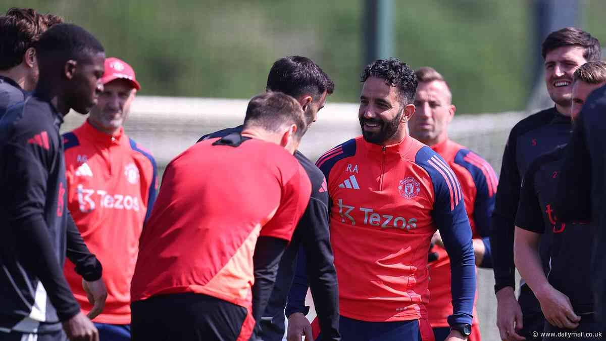 Man United are handed a TRIPLE injury boost as they train ahead of flying to Bilbao for Europa League final against Tottenham