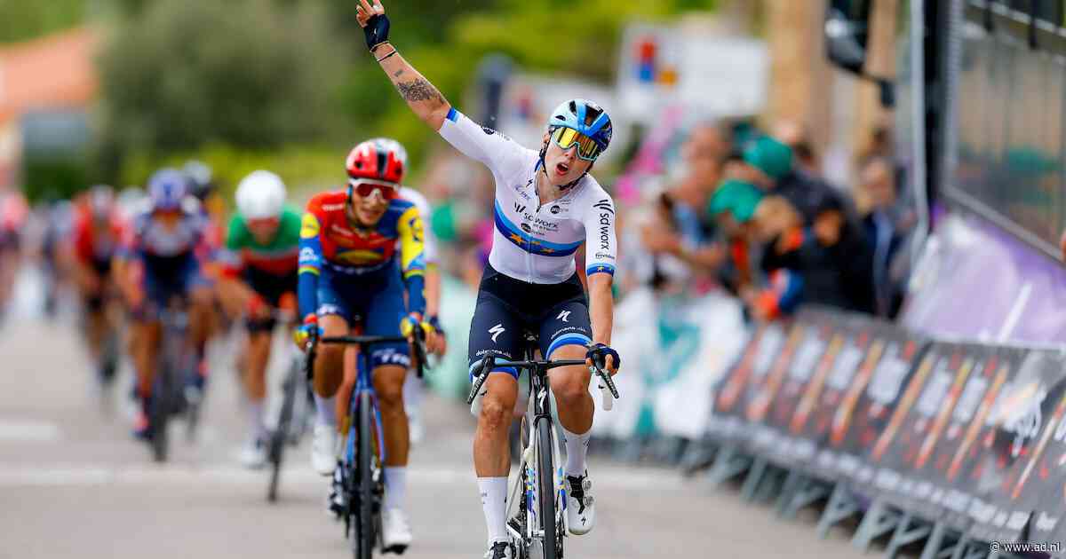 Lorena Wiebes de snelste in eerste etappe Ronde van Burgos, Europees kampioene sprint naar zege