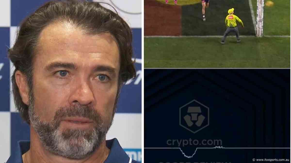 ‘Prepared to say that’: Cats coach’s ‘inside info’ on questionable tech as Bevo addresses touchy calls
