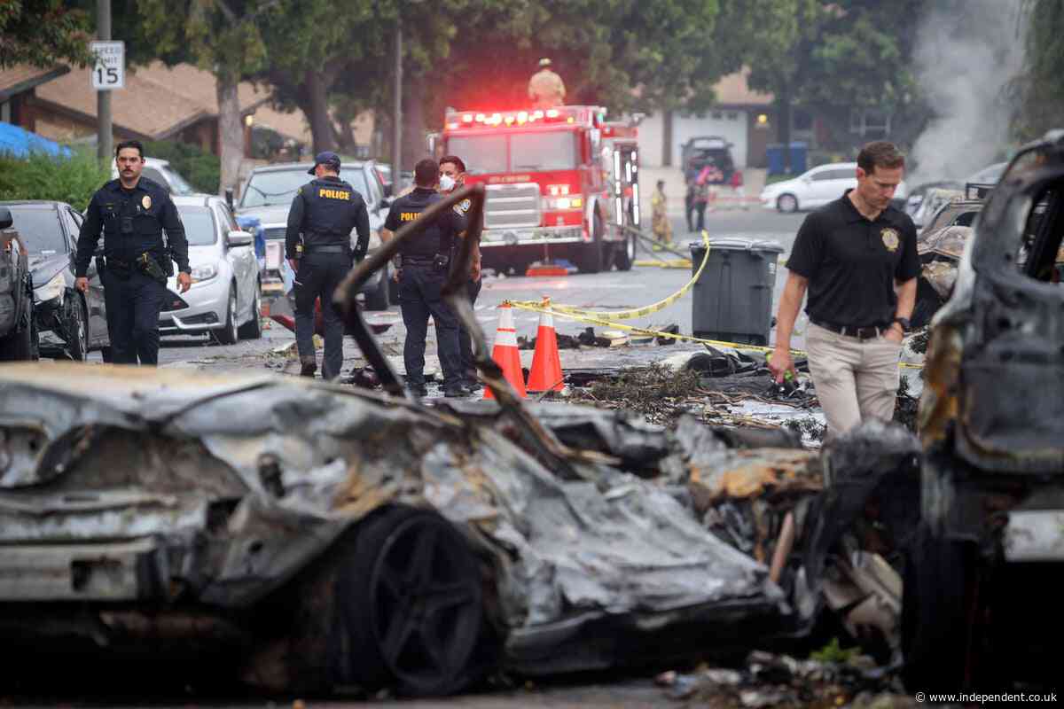 Multiple people dead after private jet crashes in San Diego neighborhood: More than 100 evacuated from homes