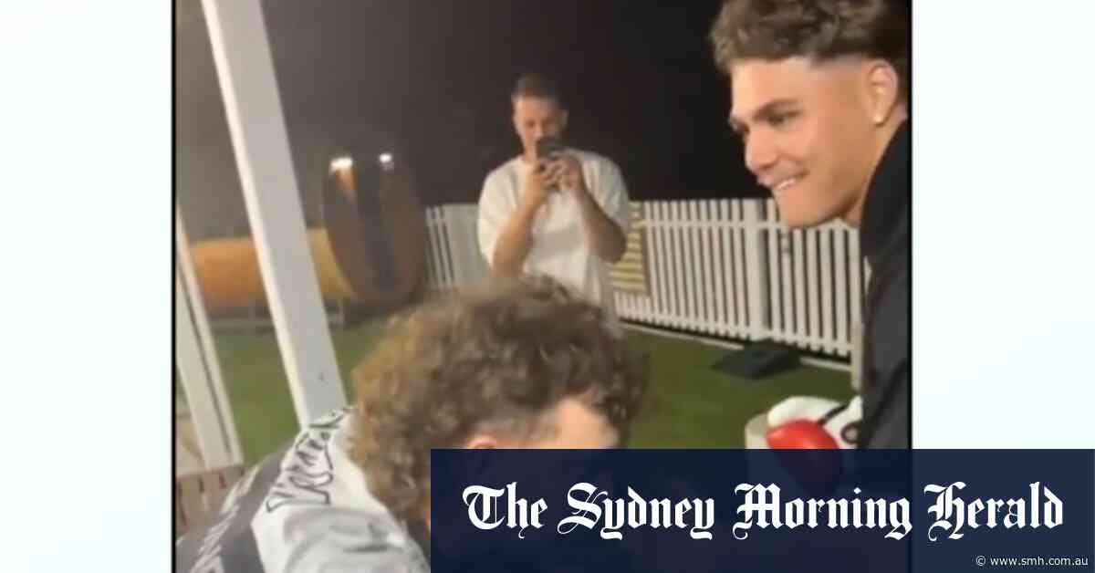 'Just having a laugh': Walsh on punch video