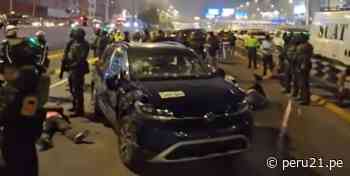 Balacera en Vía Expresa: Delincuentes iban en camioneta robada y con placas alteradas