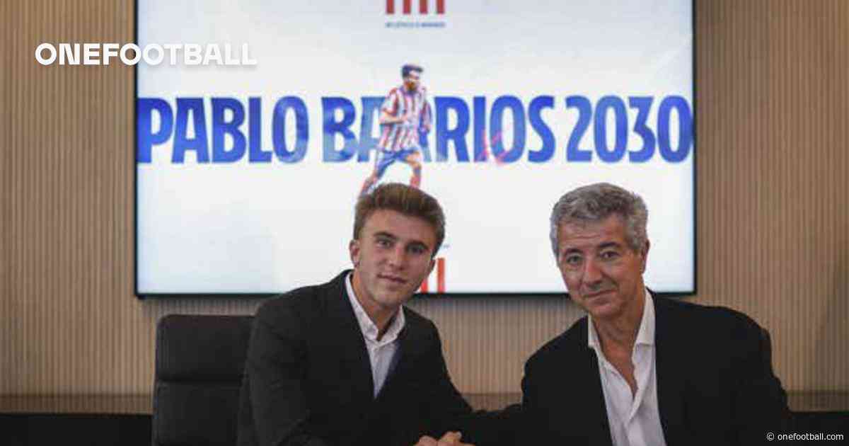 ✍️He stays: Atlético Madrid announce Barrios contract extension